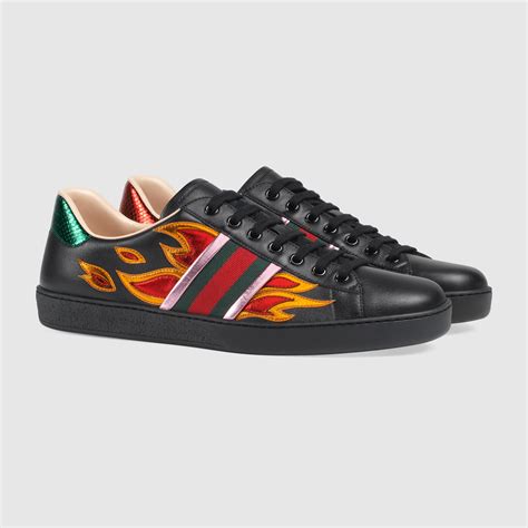 gucci ace low shoes flame replica|[REVIEW] Gucci Ace Sneakers : r/DesignerReps .